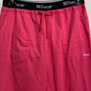 SALE 🔥Grey’s anatomy hot pink scrubs NWOT